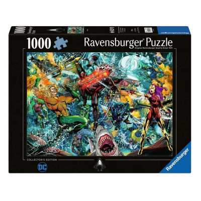 PUZZLE 1000 PEZZI ravensburger AQUAMAN originale DC COMICS