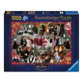 PUZZLE 1000 PEZZI ravensburger HARRY POTTER CHRISTMAS originale HOLIDAYS IN HOGWARTS