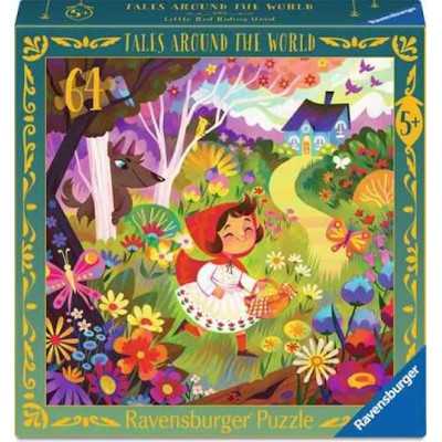 PUZZLE 64 PEZZI ravensburger CAPPUCCETTO ROSSO originale ONCE UPON A TIME età 5+