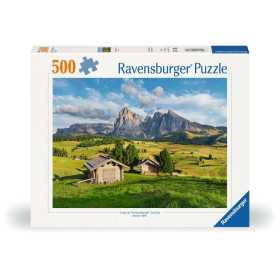 PUZZLE 500 PEZZI ravensburger DOLOMITI DI SIUSI originale PAESAGGIO DOLOMITICO