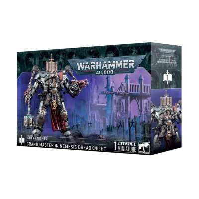 GRAN MAESTRO IN DREADKNIGHT NEMESIS miniatura GREY KNIGHTS grand master WARHAMMER 40K età 12+