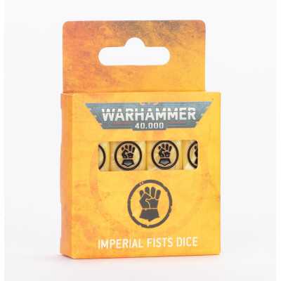 IMPERIAL FISTS DICE set di 16 dadi WARHAMMER 40K età 12+