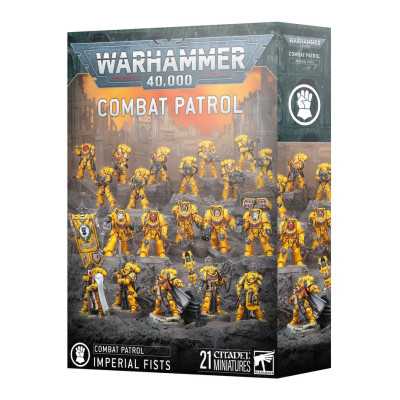 COMBAT PATROL pattuglia da combattimento IMPERIAL FISTS set di 21 miniature WARHAMMER 40K età 12+