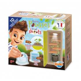 IL LABIRINTO DELLE PIANTE small shoots SET DI 10 ESPERIMENTI kit scientifico BUKI età 5+