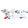 LABORATORIO DI CHIMICA chemistry SET DI 150 ESPERIMENTI kit scientifico BUKI età 8+