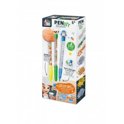 PENNE FAI DA TE animals ANIMALI diy BIRO kit artistico BUKI età 6+