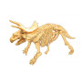TRICERATOPO triceratops DINO DIG dinosauri SCHELETRO kit scientifico BUKI età 8+