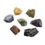 ROCCE E MINERALI da scavare DIG KIT con 7 pietre vere MINERALS kit scientifico BUKI età 8+