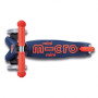 MINI MICRO DELUXE pieghevole BLU NAVY foldable MONOPATTINO mono pattino A 3 RUOTE età 2+