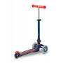 MINI MICRO DELUXE pieghevole BLU NAVY foldable MONOPATTINO mono pattino A 3 RUOTE età 2+