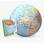 MAPPAMONDO gonfiabile POLITICO caly MAXI diametro 42 cm GLOBO GEOGRAFICO età 3+