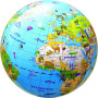 MAPPAMONDO gonfiabile ANIMALI caly CLASSIC diametro 30 cm GLOBO GEOGRAFICO età 3+