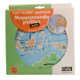 MAPPAMONDO gonfiabile POLITICO caly MAXI diametro 42 cm GLOBO GEOGRAFICO età 3+