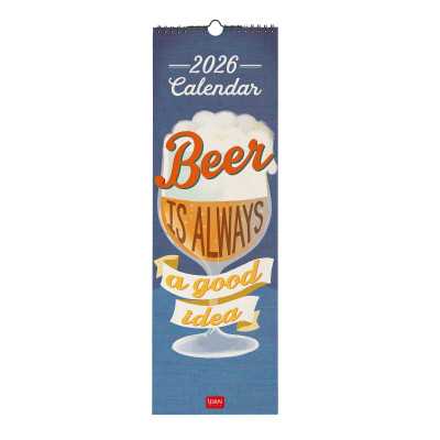 CALENDARIO 2026 legami BEER birra VERTICALE da parete