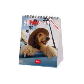 CALENDARIO DA TAVOLO 2026 legami SUPAWSTAR cani 12 X 14,5 CM scrivania