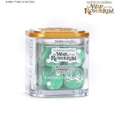 ROHIRRIM DICE set di 8 dadi MIDDLE EARTH strategy battle game THE WAR OF THE ROHIRRIM the lord of the rings