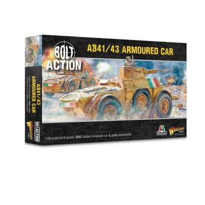 AUTOBLINDA AB41/43 armoured car BOLT ACTION warlord games ITALERI età 14+