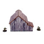 WW2 OSTFRONT VILLAGE BARN prepainted PRE DIPINTO miniature set EDIFICIO età 14+