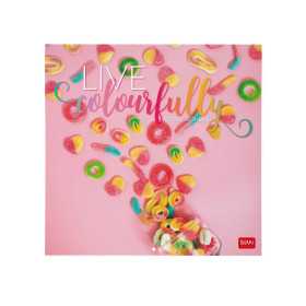 CALENDARIO DA PARETE 2026 legami LIVE COLORFULLY colori 30 X 29 CM grande