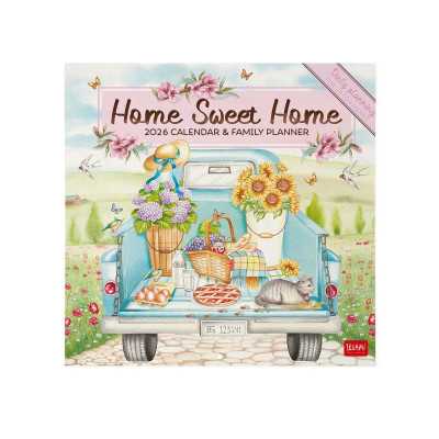 CALENDARIO DA PARETE 2026 legami HOME SWEET HOME planner 30 X 29 CM grande