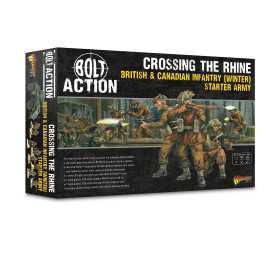 CROSSING THE RHINE british & canadian infantry winter STARTER ARMY SET warlord games BOLT ACTION età 14+ CROSSING THE RHINE british & canadian infantry winter STARTER ARMY SET warlord games BOLT ACTION età 14+
