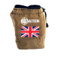 BORSA PER DADI portadadi BRITISH DICE BAG morbida BOLT ACTION warlord INGHILTERRA con chiusura a strozzo