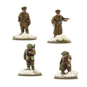 BRITISH & CANADIAN INFANTRY WINTER HQ set di miniature IN RESINA warlord games BOLT ACTION età 14+ BRITISH & CANADIAN INFANTRY WINTER HQ set di miniature IN RESINA warlord games BOLT ACTION età 14+