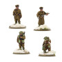 BRITISH & CANADIAN INFANTRY WINTER HQ set di miniature IN RESINA warlord games BOLT ACTION età 14+