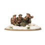 BRITISH & CANADIAN INFANTRY MMG TEAM winter IN RESINA warlord games BOLT ACTION età 14+
