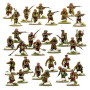 BRITISH & CANADIAN INFANTRY PLATOON winter IN PLASTICA warlord games BOLT ACTION età 14+