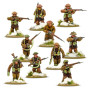 BRITISH & CANADIAN INFANTRY PLATOON winter IN PLASTICA warlord games BOLT ACTION età 14+