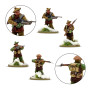 BRITISH & CANADIAN INFANTRY PLATOON winter IN PLASTICA warlord games BOLT ACTION età 14+