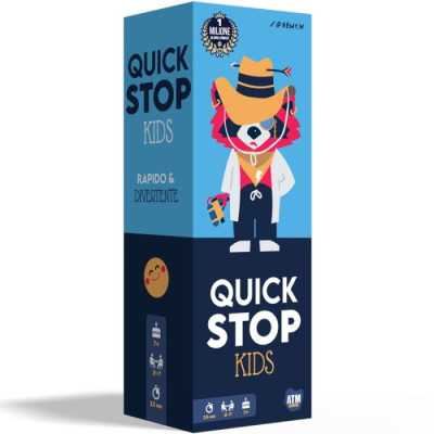 QUICKSTOP KIDS gioco da tavolo PARTY GAME asmodee IN ITALIANO età 7+