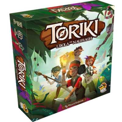 TORIKI l'isola dei naufraghi GIOCO DA TAVOLO asmodee IN ITALIANO età 8+