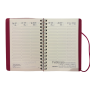 AGENDA 2026 biembi WEEKLY PLANNER settimanale ROSSO spiralata 10 X 14 CM piccola