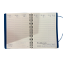 AGENDA 2026 biembi WEEKLY PLANNER settimanale BLU spiralata 16 X 21 CM grande