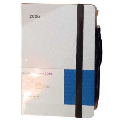 AGENDA 2026 cartomania DAILY giornaliera SHINE IT UP da 12 mesi BIANCO
