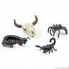 SET VALLE DELLA MORTE animali in resina SCHLEICH accessori 42251 miniature WILD LIFE età 3+ DEATH VALLEY