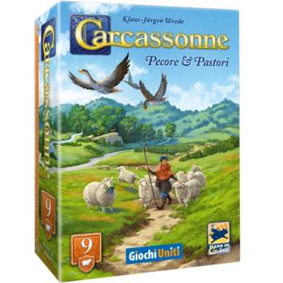 PECORE E PASTORI espansione 9 per CARCASSONNE edizione 2025 IN ITALIANO età 7+