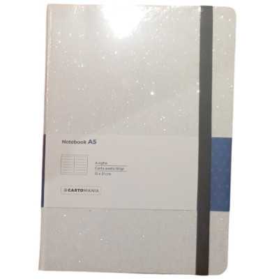 NOTEBOOK A5 taccuino SHINE IT UP cartomania 15 X 21 CM pagine a righe BIANCO