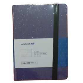 NOTEBOOK A6 taccuino SHINE IT UP cartomania 11 X 15 CM pagine a righe BLU