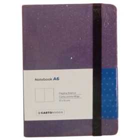 NOTEBOOK A6 taccuino SHINE IT UP cartomania 11 X 15 CM pagine bianche BLU