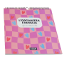 CALENDARIO 2026 da parete ORGANIZZA FAMIGLIA planner SETTIMANALE cartomania SCACCHI