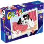 CREART kit artistico CUCCIOLO ravensburger 10 COLORI con cornice PUPPY età 7+