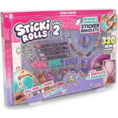 STICKI ROLLS kit artistico STICKI STATION ravensburger SERIE 2 set 6 BRACCIALETTI CON 320 STICKERS età 5+