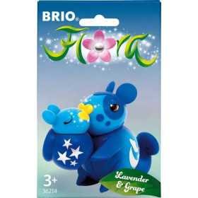 LAVENDER E GRAPE personaggi BRIO FLORA animali IN PLASTICA giocattolo DA COLLEZIONE età 3+