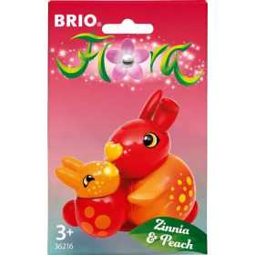 ZINNIA E PEACH personaggi BRIO FLORA animali IN PLASTICA giocattolo DA COLLEZIONE età 3+