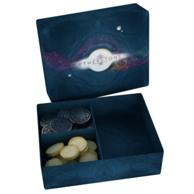 COIN BOX set di monete per ETHERSTONE ghenos games ACCESSORIO gioco da tavolo