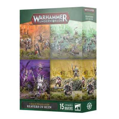 REAVERS OF RUIN chaos warbands WARHAMMER underworlds SET DI 15 MINIATURE età 12+