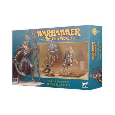 ROYAL HERALDS set di 2 miniature TOMB KINGS OF KHEMRI warhammer THE OLD WORLD età 12+